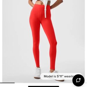 ALO Yoga Vibrant Red Leggings